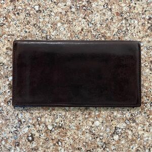 Vintage Coach Leather Checkbook Cover